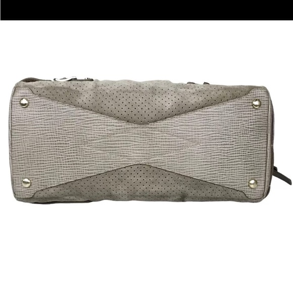 Jimmy Choo Silver Tan PythonTop Handle Bag - Picture 3 of 13